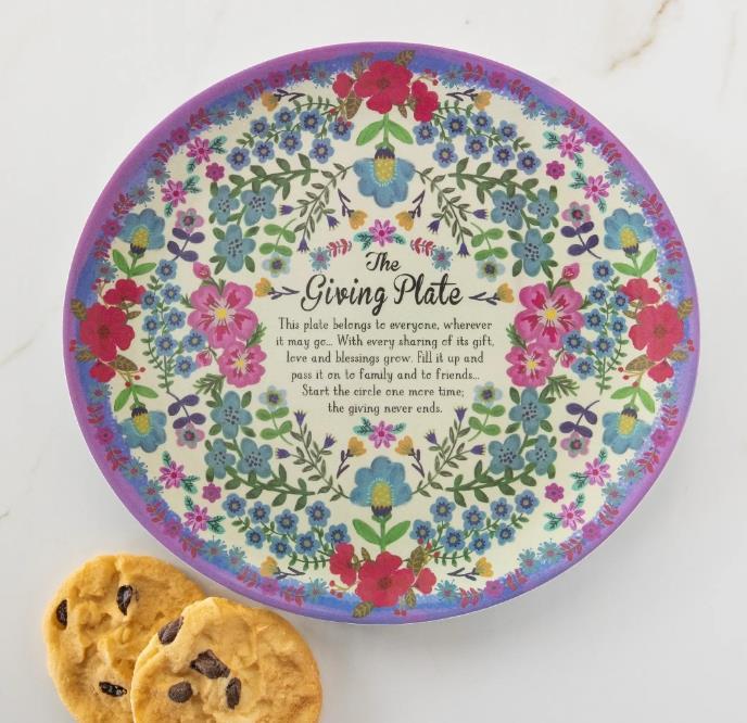 Melamine Giving Plate - Cream