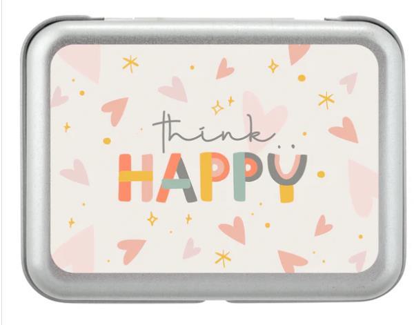 Think Happy Sentiment/Prayer Box