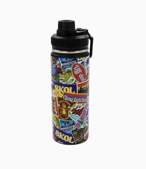 MN Stickers Water Bottle