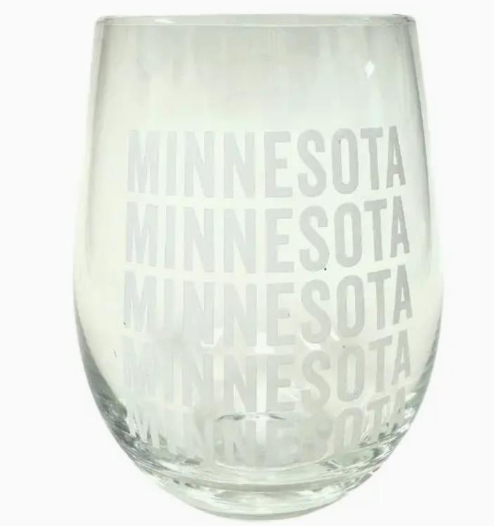 Minnesota Wine Glass