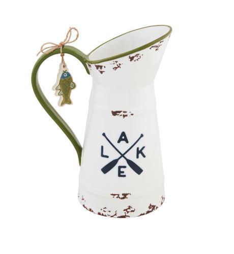 Stoneware Lake Pitcher