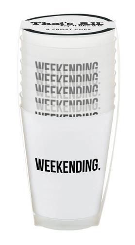 Weekending Frost Flex Cups
