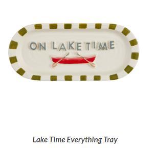 On Lake Time Everything Tray