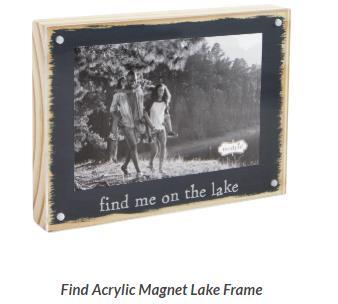 Find Me on the Lake Magnetic Frame