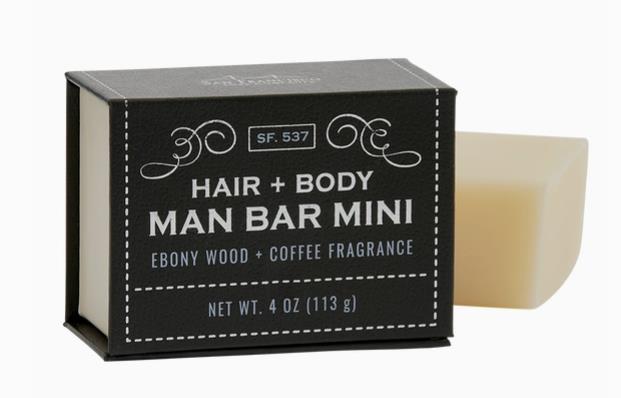 Ebony Wood & Coffee Mini Man Bar
