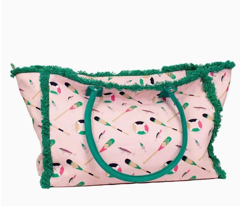Lake Oar Fringe Tote