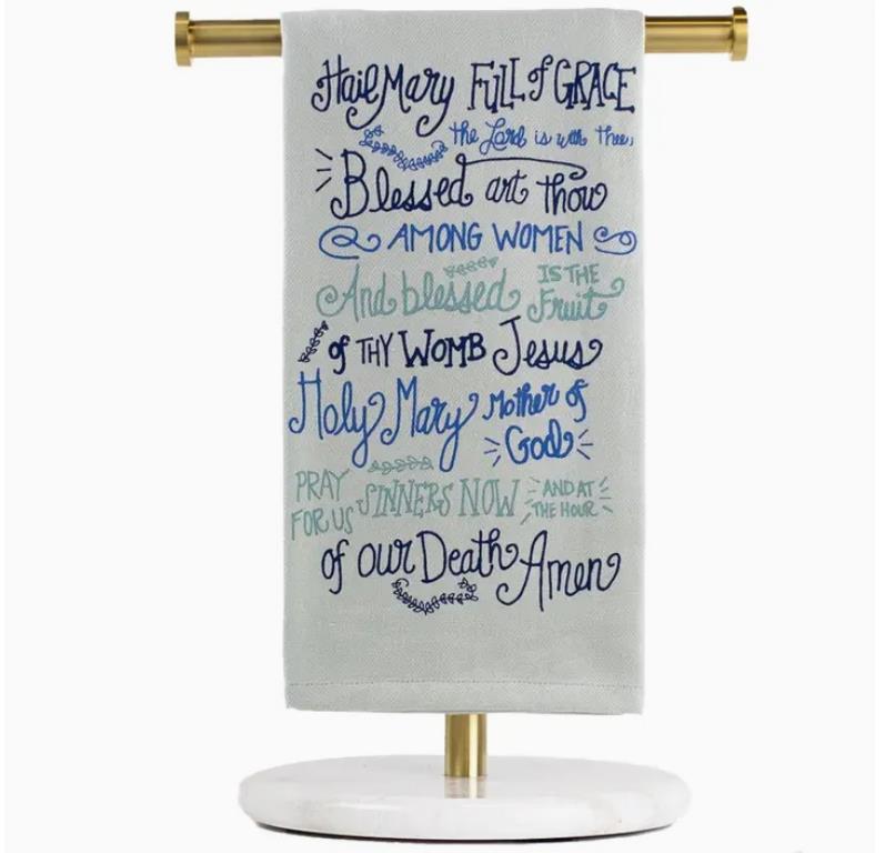 Hail Mary Hand Towel
