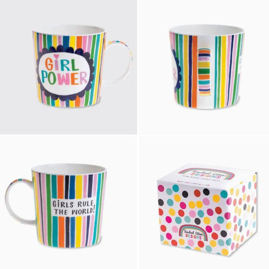 Girl Power Bone China Mug