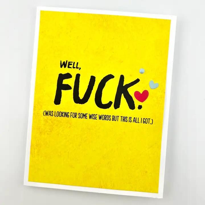 Wise Words Card
