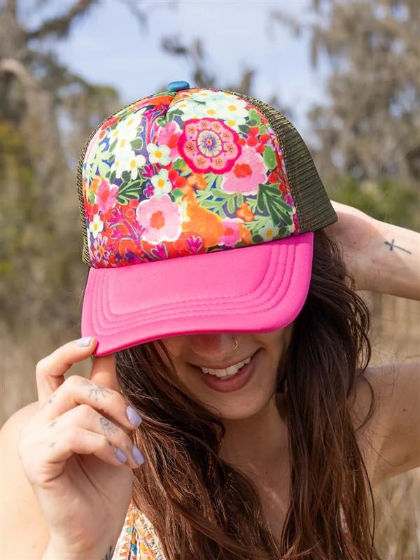 Pink Garden Trucker Hat