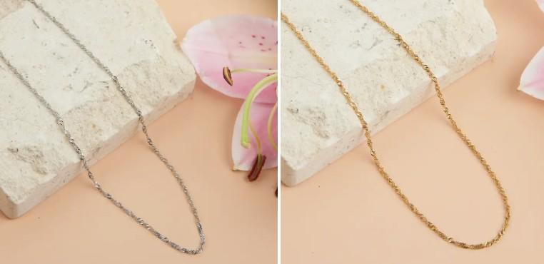 Twisted Chain Chain Necklace