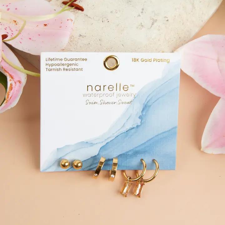 Charm Hoop Earring Trio