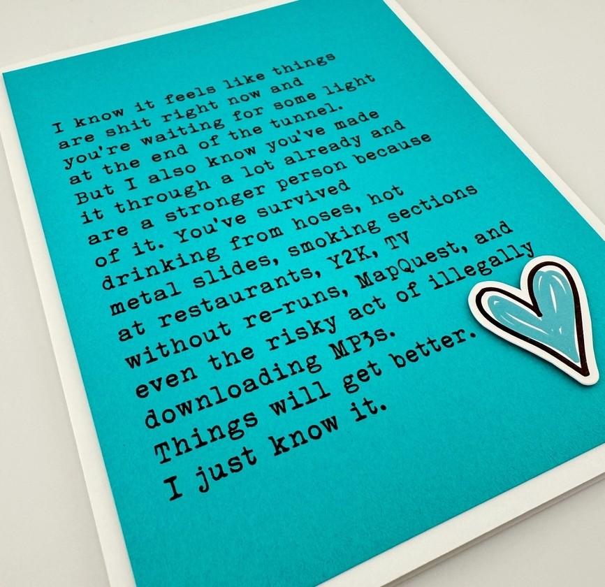 Drinking from hoses Card