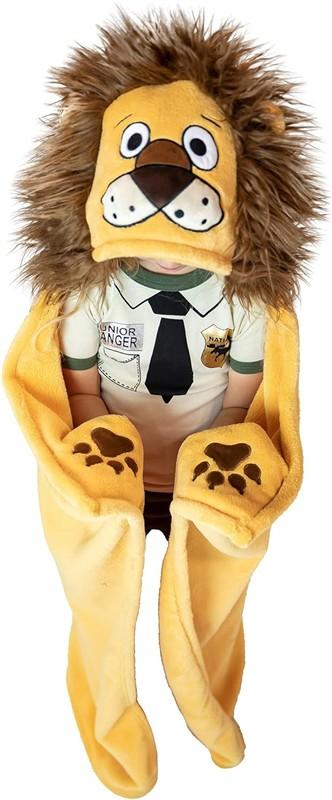 Lion Hooded Blanket