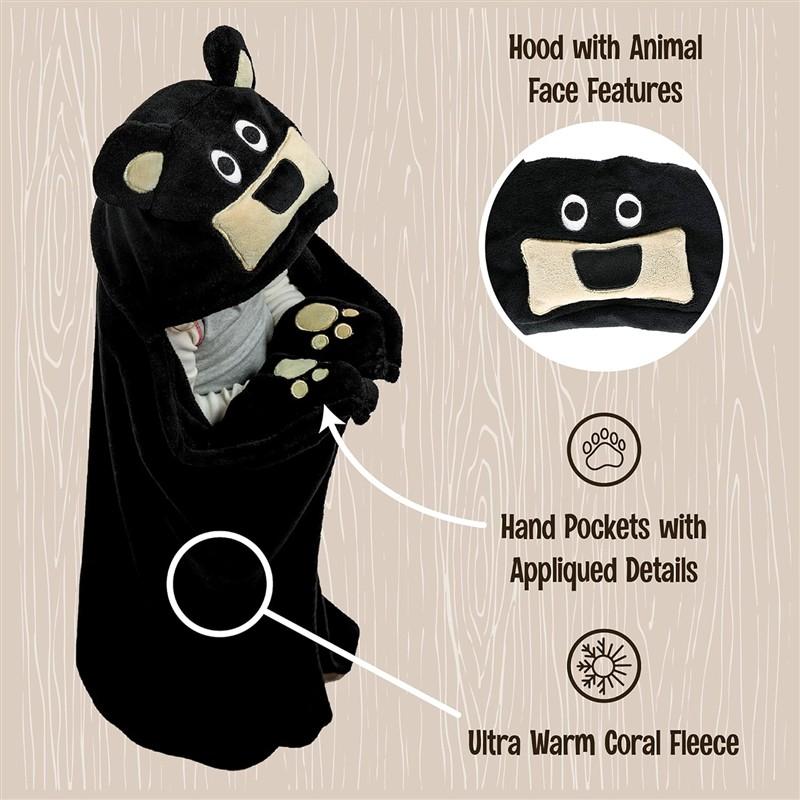 Bear Hooded Blanket
