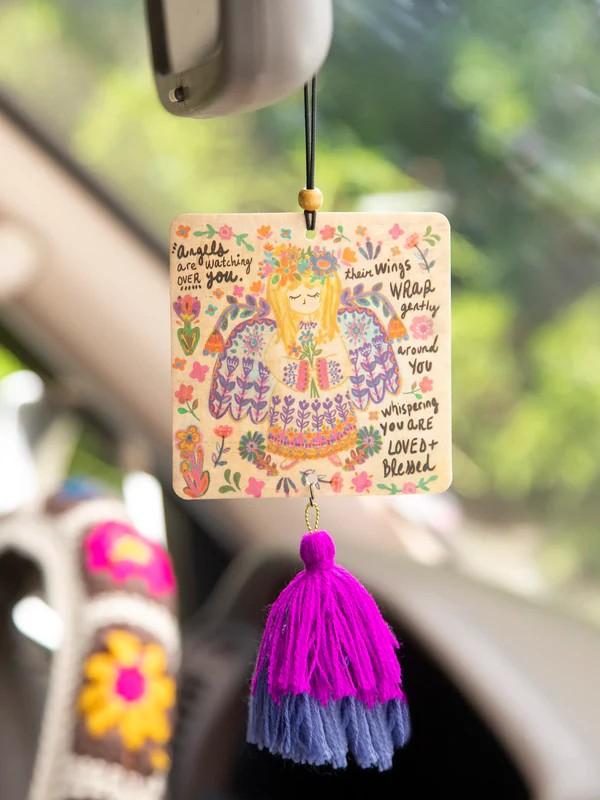 Angels Watching Car Air Freshener