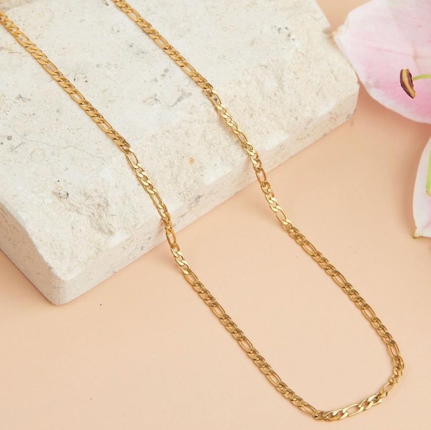 16" Figaro chain necklace