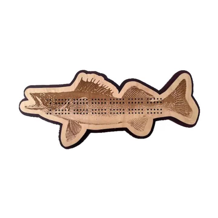 Walleye Cribbage Board
