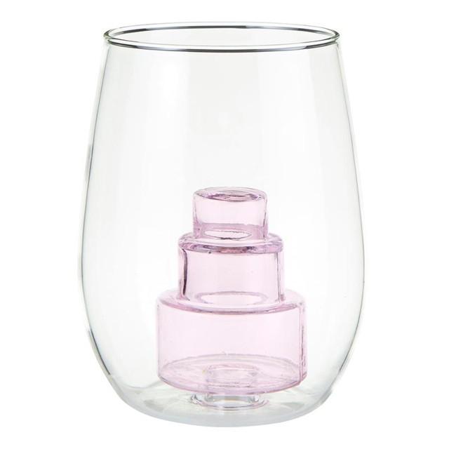 Cake Stemless Wine Glass