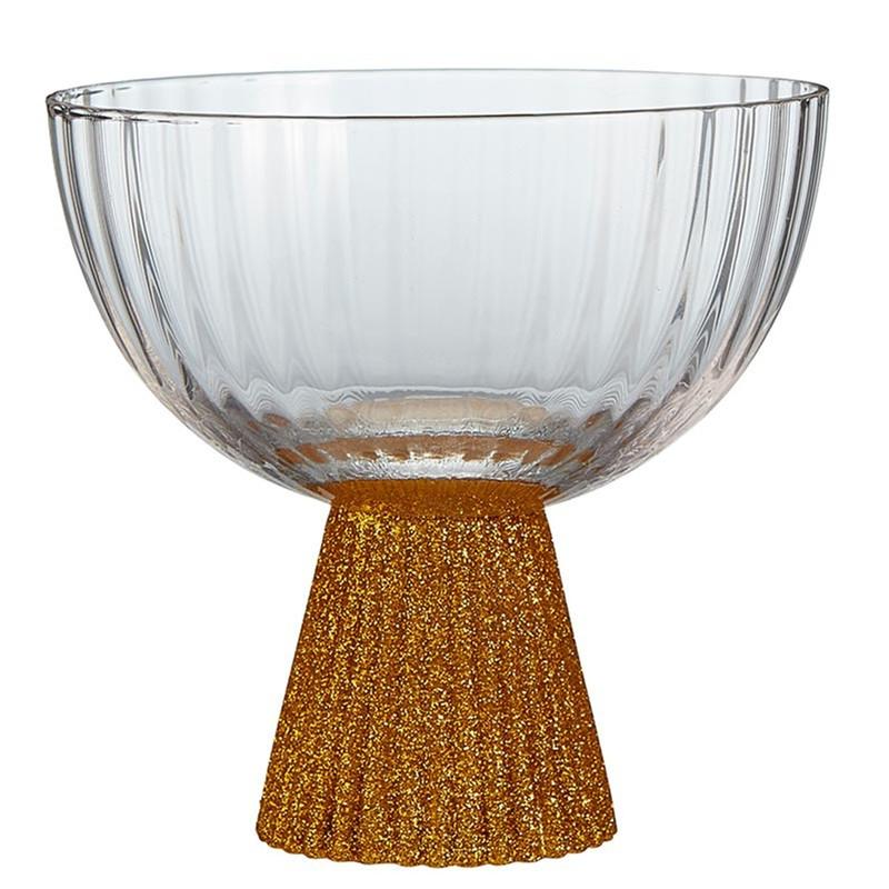 Coupe Glass - Gold