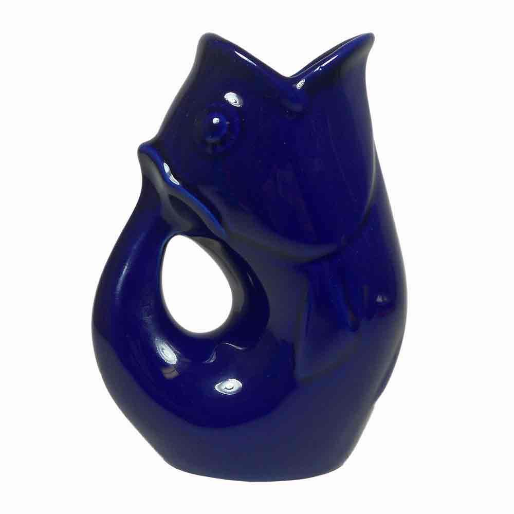 Cobalt Medium Gurgle Pot