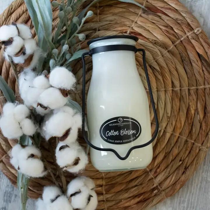 Cotton Blossom Milkbottle Candle
