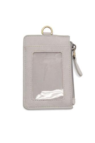 Light Grey Dolly Small Wallet w/ Key Ring
