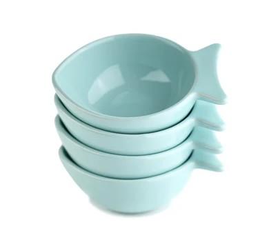 Blue Fish Dip Bowl