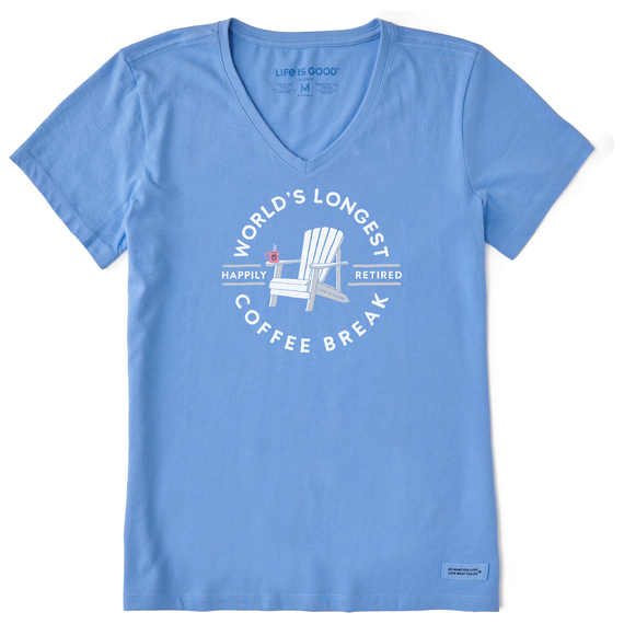Women's "Happily Retired" Tee