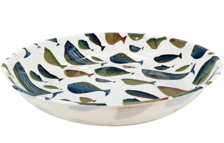 Fish Tales Serving Bowl