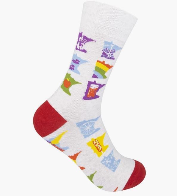 Minnesota Months Socks - Adam Turman Art