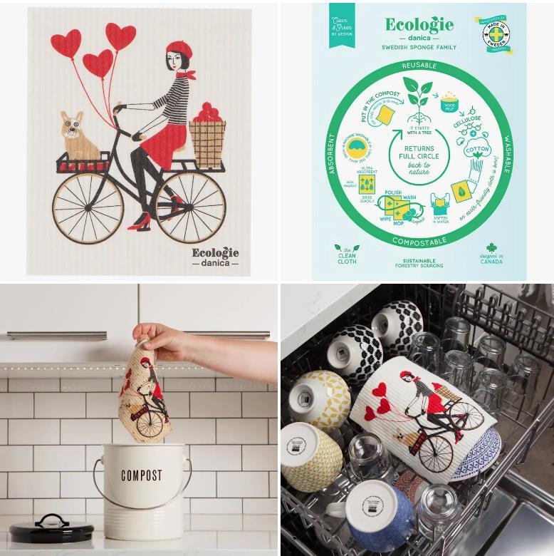 Tour De Paris Sponge Cloth