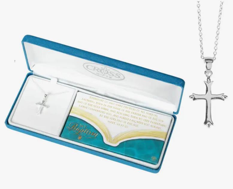 Baptism Cross Necklace
