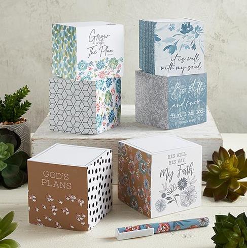 Grow With The Plan Paper Cube