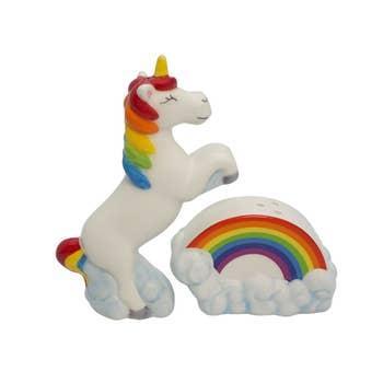 Rainbow Unicorn Salt & Pepper Set
