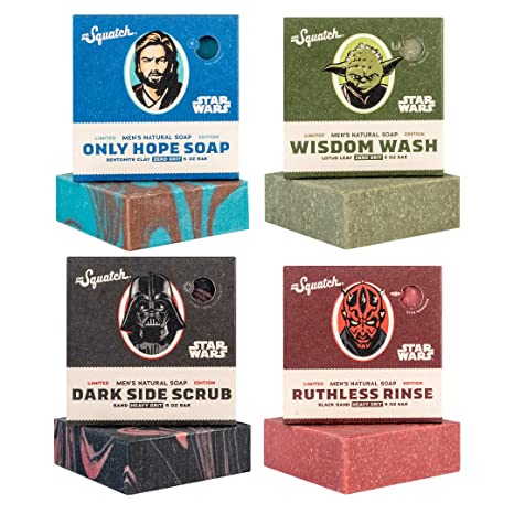 Dr. Squatch Soap Co. Men's, Natural Exfoliating Soap Bar for Men, 4 PACK  scents in main photo 