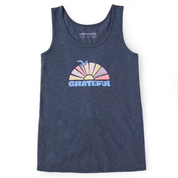 Women's Textured Groovy Grateful Tank