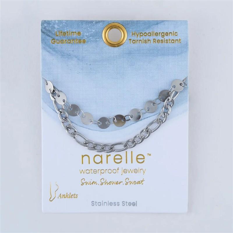 Disc & Figaro 2 Row Anklet