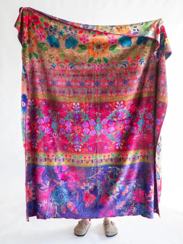 Jewel Border Double Sided Blanket