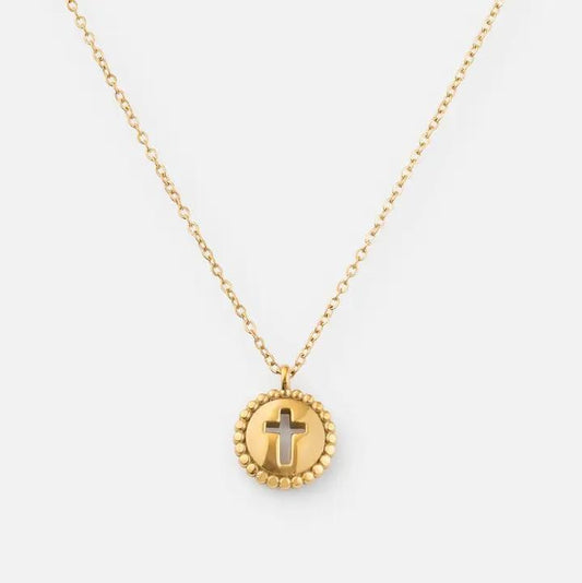 Living Hope Cross Link Necklace