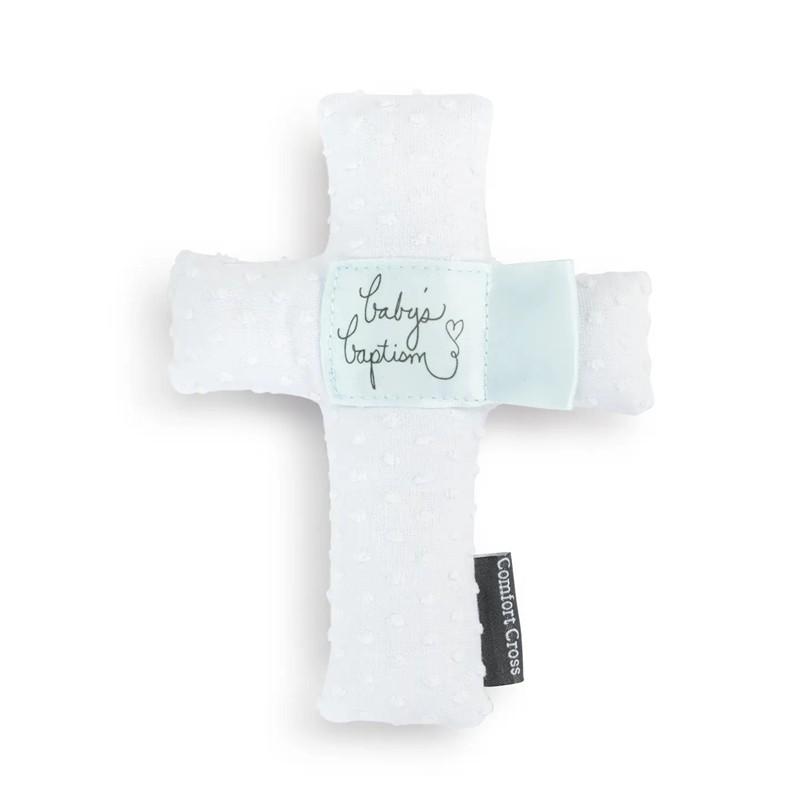 Blue Baptism Comfort Cross - 5x6in