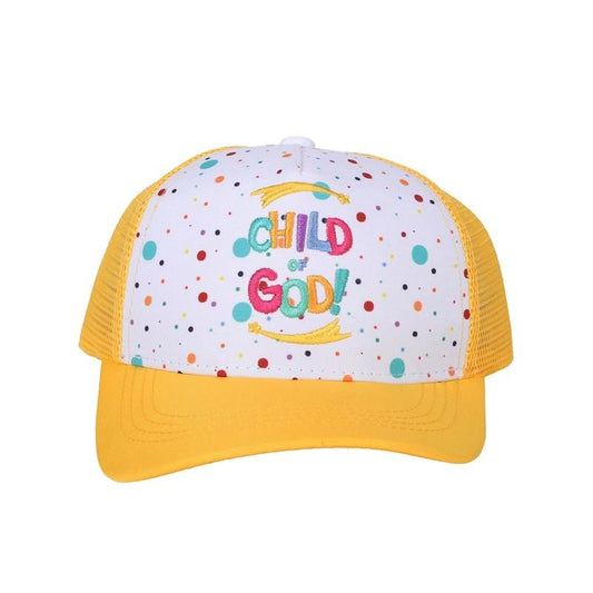 Cap Child of God Yellow / White Kids