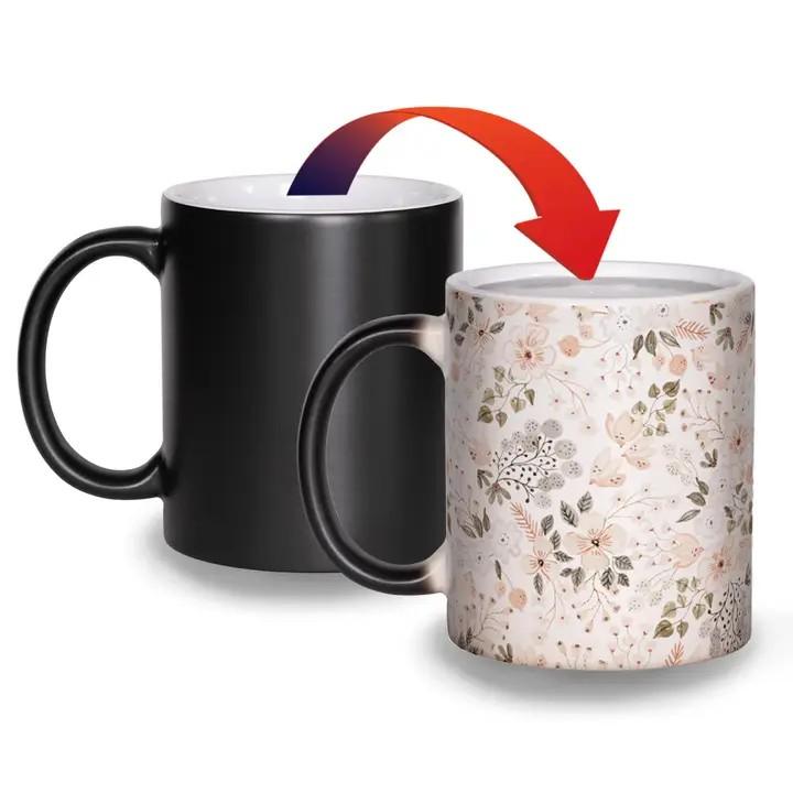 Floral Grandma Color Changing Magic Mug - Heat Activated