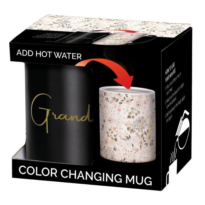 Floral Grandma Color Changing Magic Mug - Heat Activated