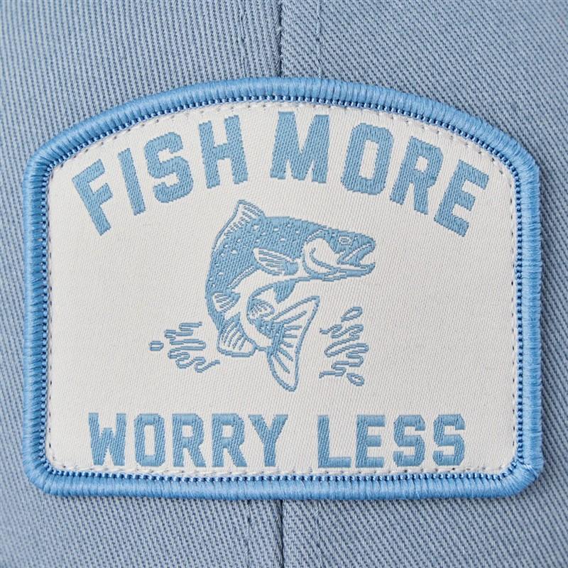 Adult Unisex Fish More Patch Trucker Rope Hat
