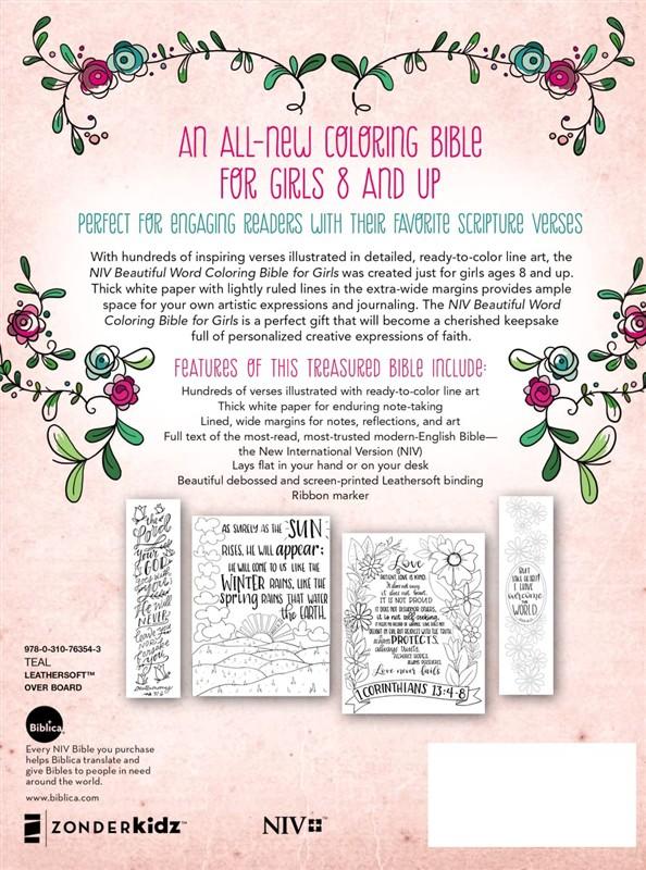 Beautiful Word Coloring Bible for Girls