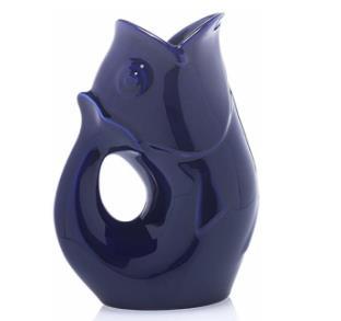 Cobalt Small Gurgle Pot