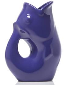 Indigo Smalll Gurgle Pot