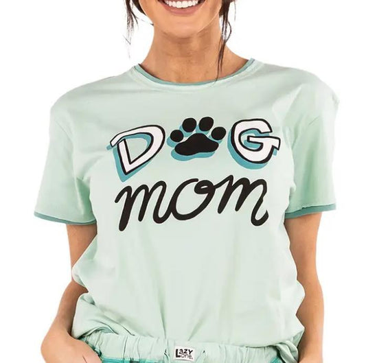 Dog Mom PJ Tee XXL