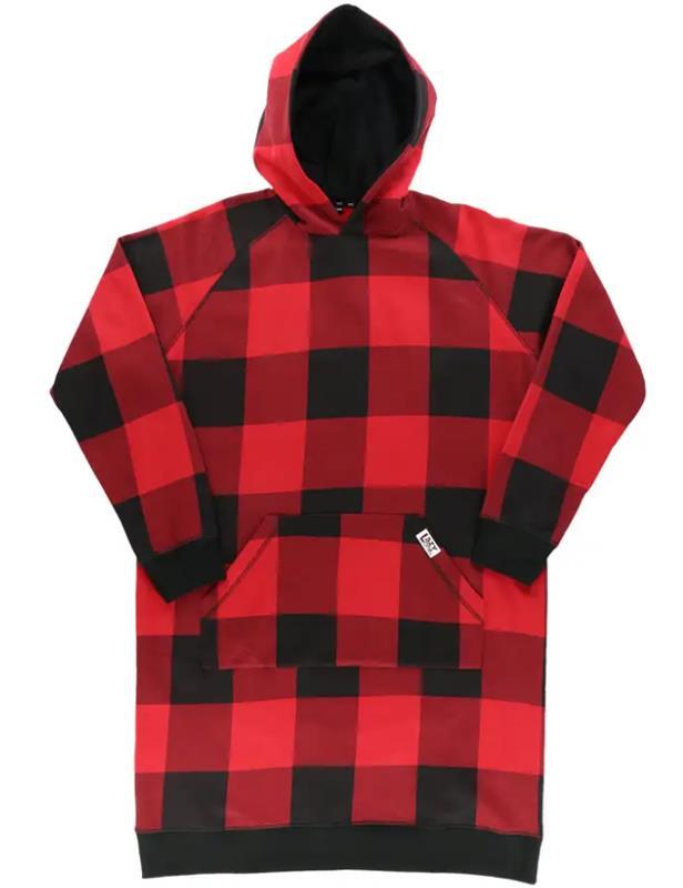 Red Plaid Sleep Hoodie